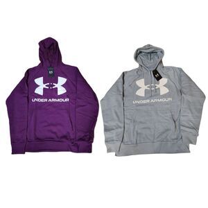 Under Armour Hoodie Bundle - Men's Size Medium Purple, Light Blue